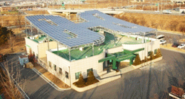 동부사업소(안심) 태양광 발전소 전경